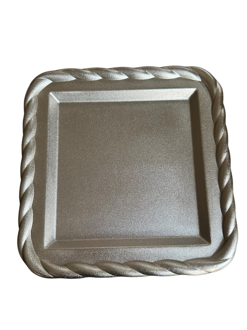 Threshold + Studio McGee 9 in x 9 in Silver Square Tray
